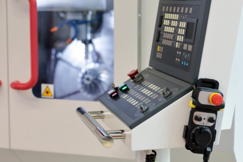 HMI applications - control panel of CNC machine