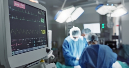 Example of HMI application Medical HMI for patient monitoring