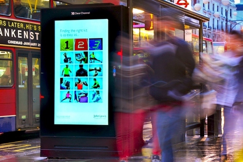 HMI application as a public transit information kiosk