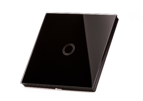 black capacitive switch for light control