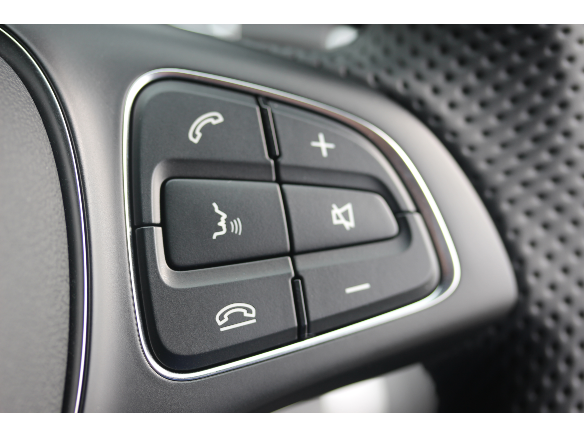 vehicle infotainment membrane keyboard on wheel